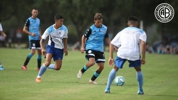 Bernardello está firme en su puesto como volante central titular de Belgrano