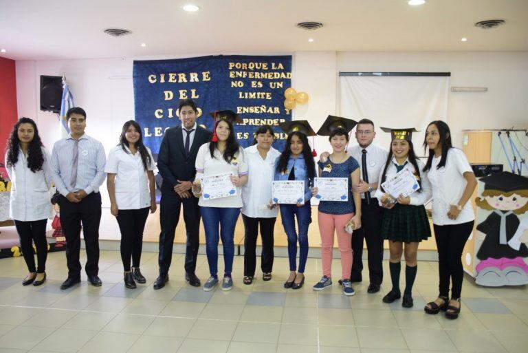 En el Hospital Materno Infantil se realizó el acto de cierre del ciclo lectivo 2019 de la Modalidad de Educación Hospitalaria y Domiciliaria (MEHyD) del Ministerio de Educación de Jujuy.