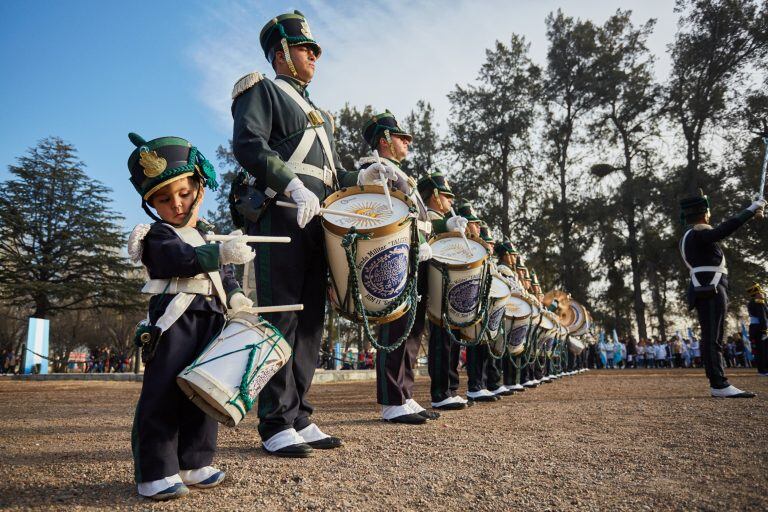 La Banda de Música Talcahuano del RIM 11 de Tupungato.