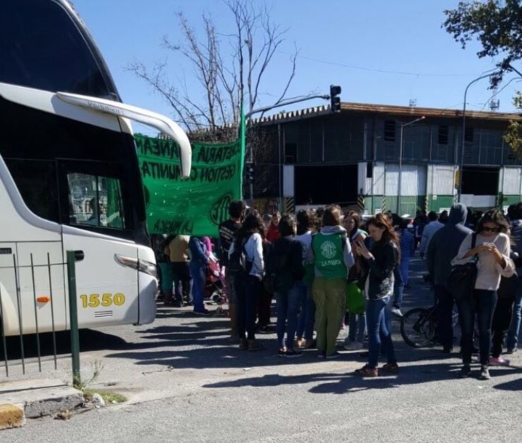 Corte en la terminal de Retiro