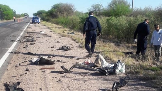 El accidente de tránsito ocurrió en cercanías de Quilino y fue frontal.