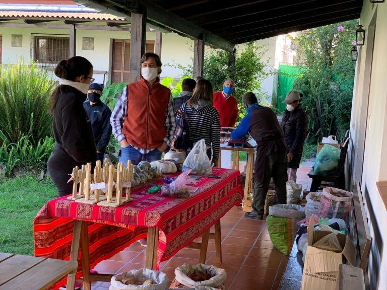 Productores de Quebrada de Río Toro en San Lorenzo (Facebook Colegio Alfarcito)