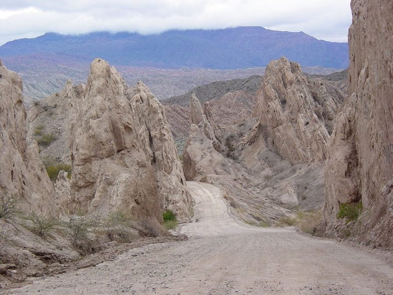 La Quebrada de las Flechas, un paisaje único de Salta (Wikipedia)