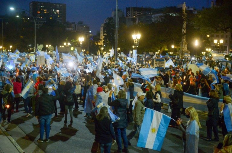 Marcha por la República en Tribunales. (Foto: Clarín)