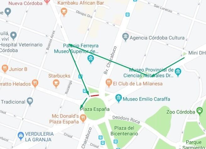 Cambios en los recorridos por obras en Plaza España.