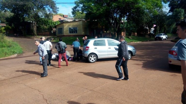 Doble accidente durante esta mañana.