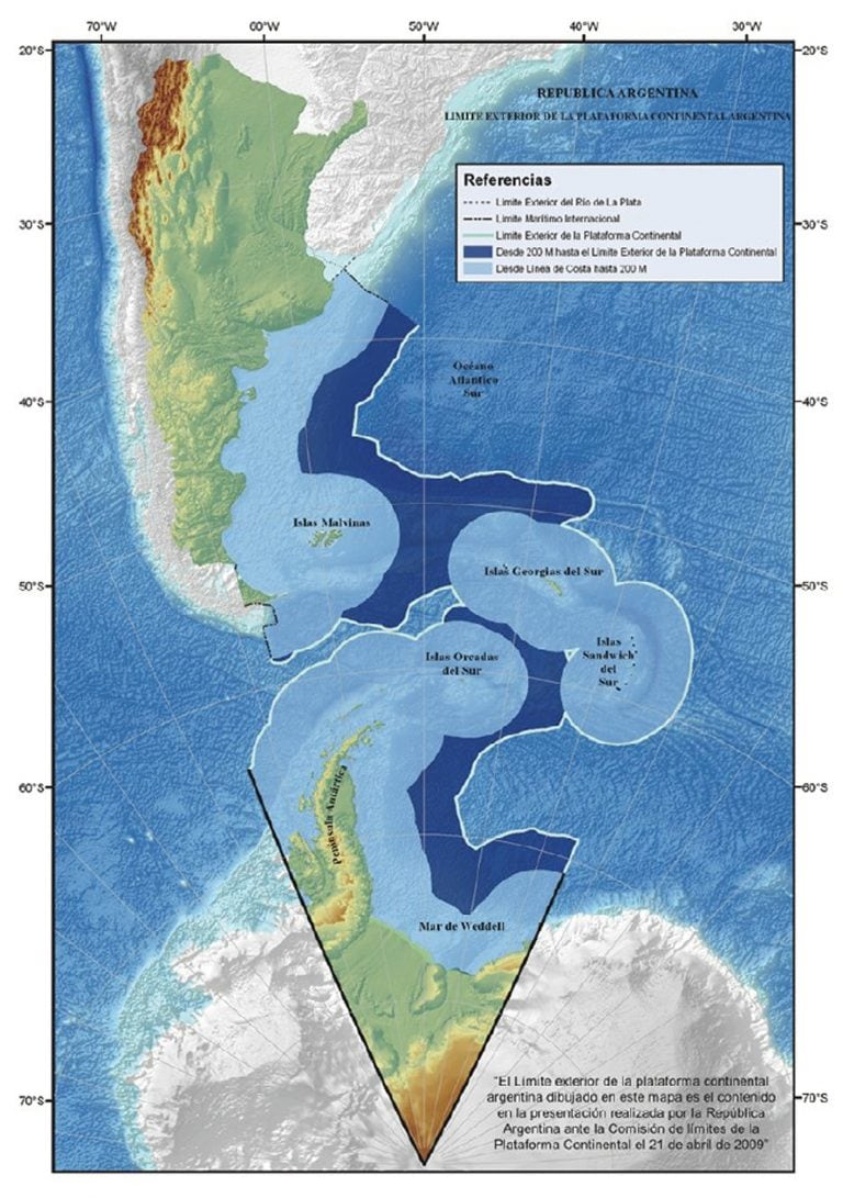 Las leyes 27557 y 27558 establecen la creación del Consejo Nacional de Asuntos Relativos a las Islas Malvinas, Georgias del sur, Sandwich del sur y los Espacios Marítimos e Insulares Correspondientes.