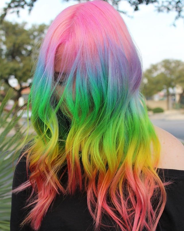 #rainbowbangs