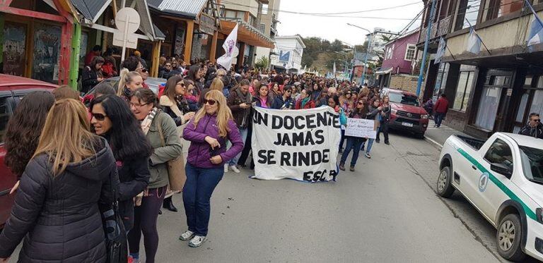 Docentes de Ushuaia.