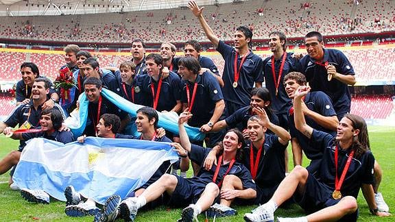 Argentina ganó el Oro Olímpico en fútbol por última vez en Beijing 2008.