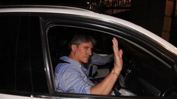 Amado Boudou pasó por Comodoro Py y se notificó de su excarcelación.