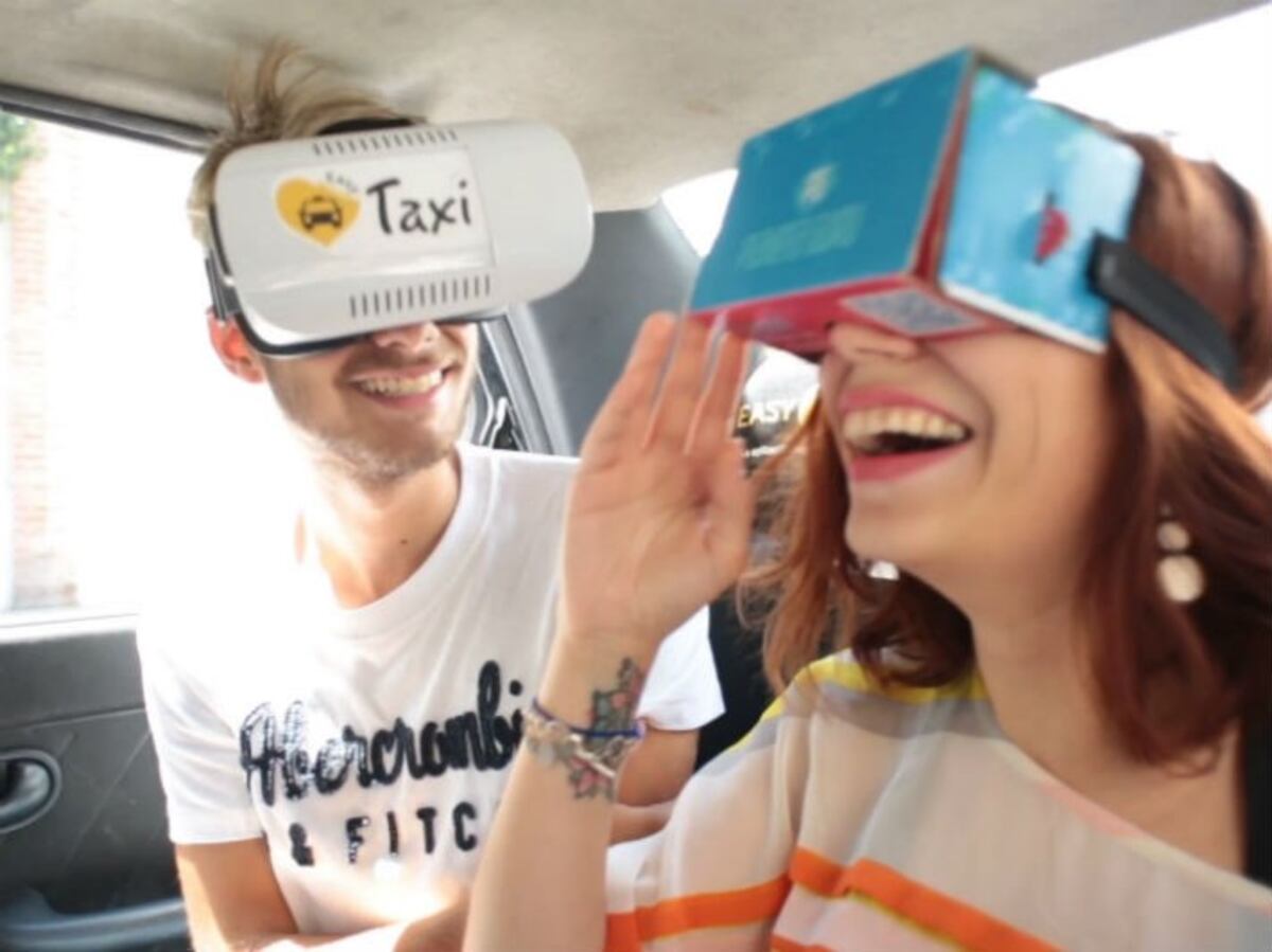 Incluyen lentes de realidad virtual en los viajes en taxi