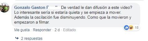 Las redes se inundaron de comentarios, la mayoría desestimando la versión . (Captura)