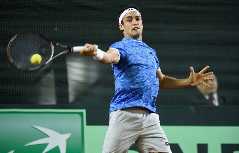 Nicolás Kicker tuvo un buen encuentro pero no alcanzó. Foto: AP.