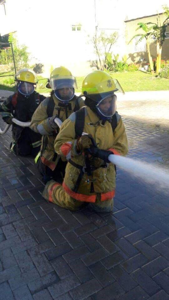 Bomberos Voluntarios de Villa Carlos Paz. (Foto: Facebook).