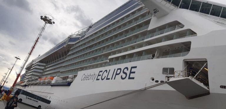 Celebrity ECLIPSE amarró nuevamente en Ushuaia