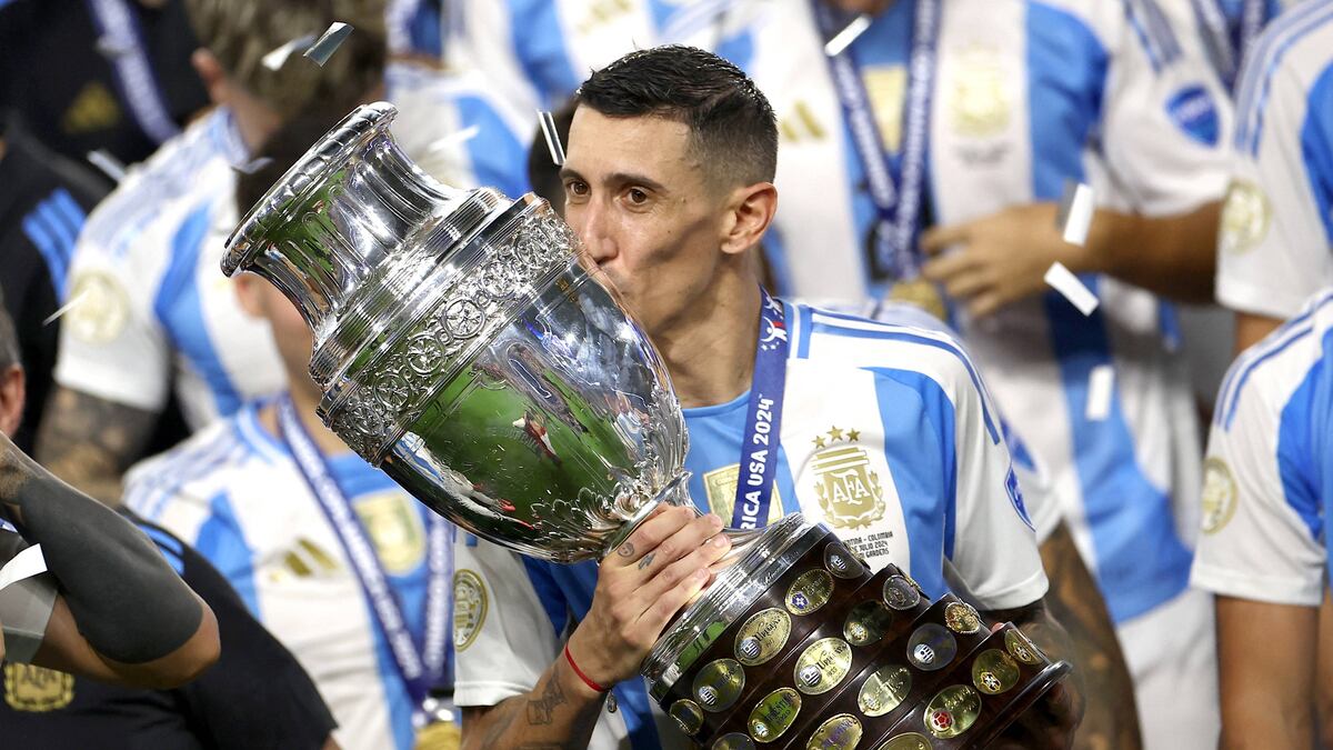 Garantía de festejo: Ángel Di María extendió su racha de finales en la Selección