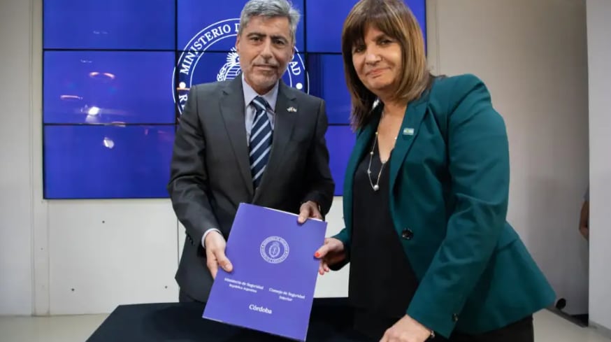 Juan Pablo Quinteros y Patricia Bullrich.