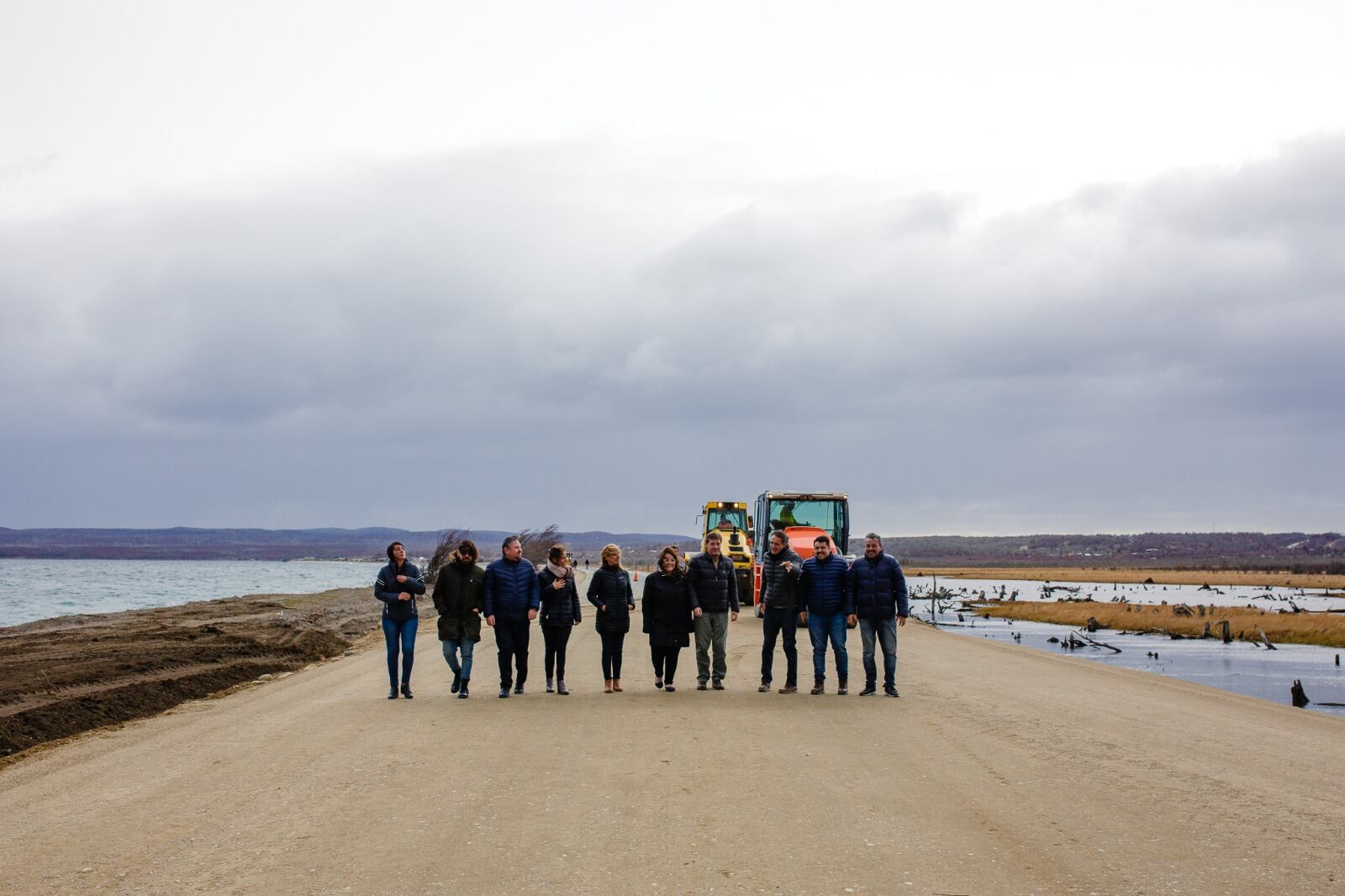 Obras de pavimentación de la ruta Nº1