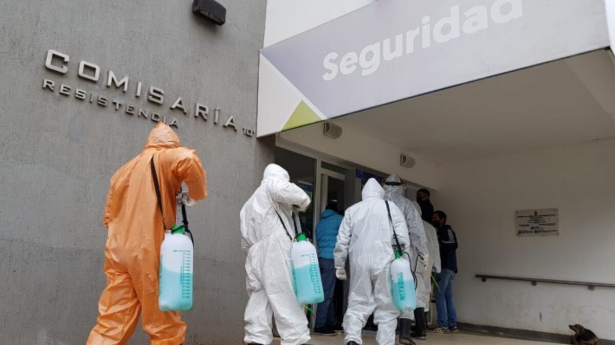 Coronavirus en Chaco: 23 policías con COVID-19 y 30 detenidos contagiados