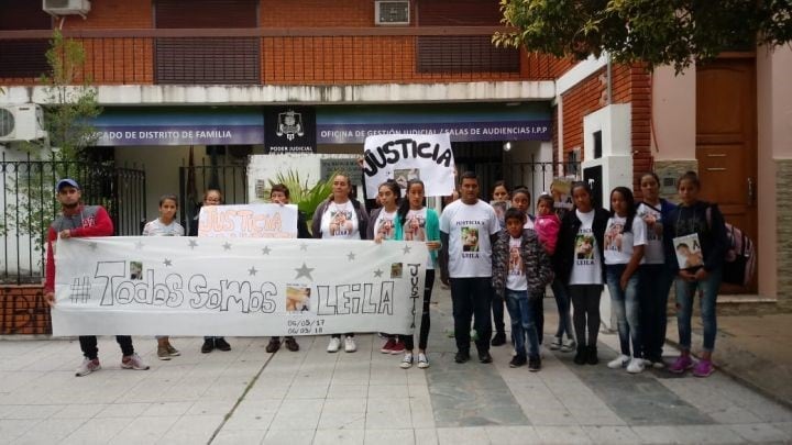 La familia de la víctima pide justicia en la localidad. (Reconquista Hoy)