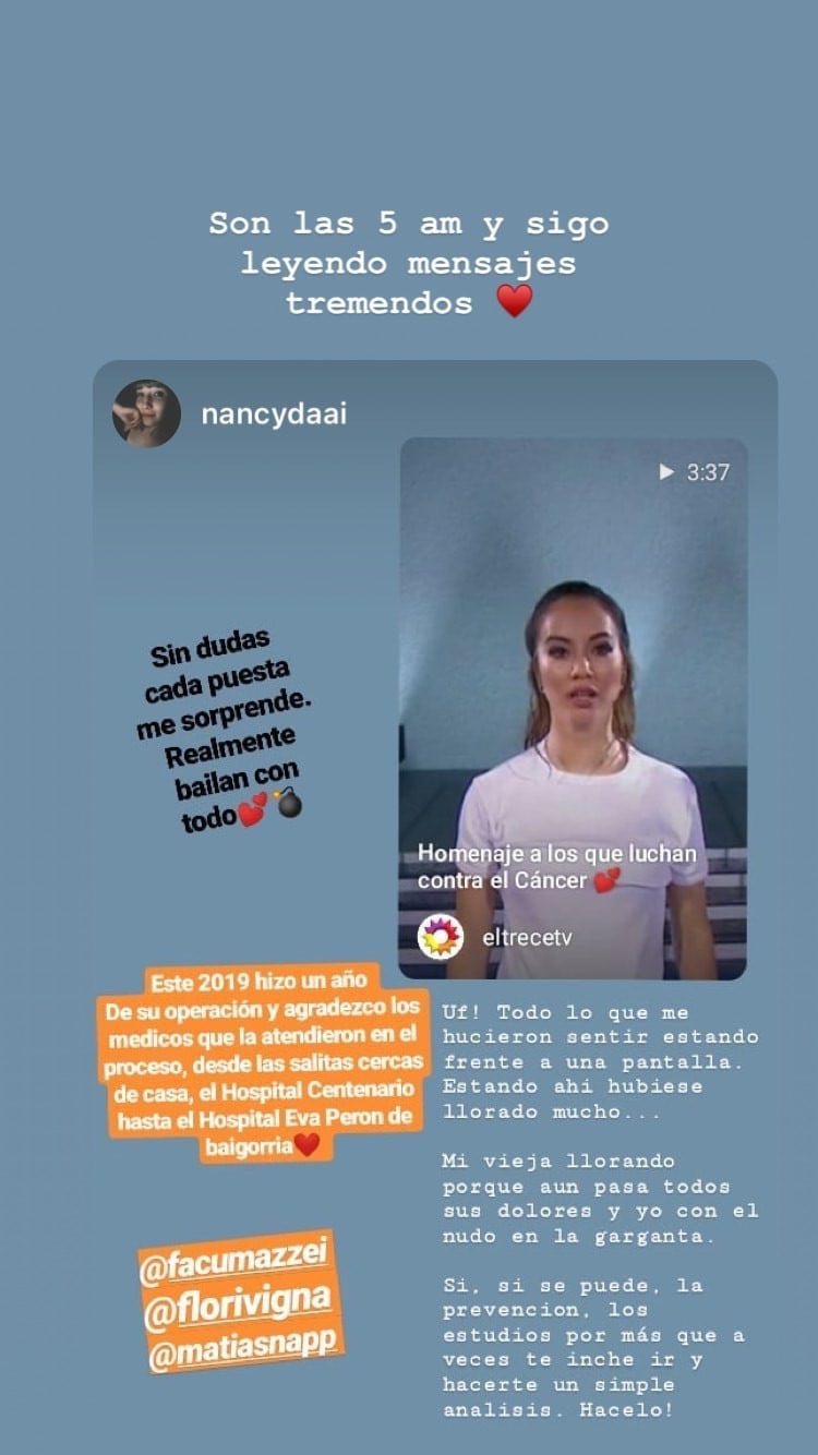 Flor Vigna se emocionó con las devoluciones de sus seguidores (Foto: Instagram/ @florivigna)