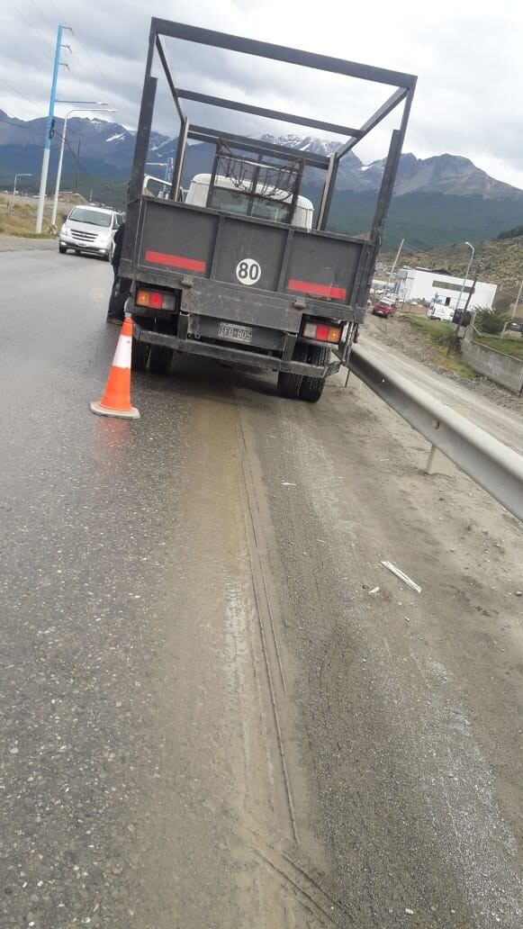 Accidente vial. Ushuaia.