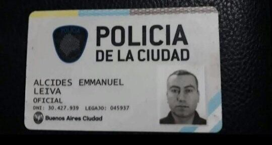 La identificación del policía asesinado (Web)