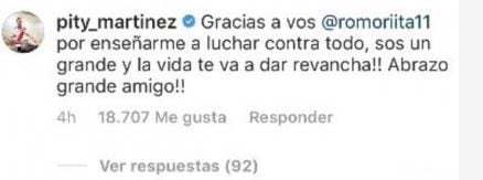 "Pity" Martínez despidió a Rodrigo Mora, quien se retiró del fútbol profesional.