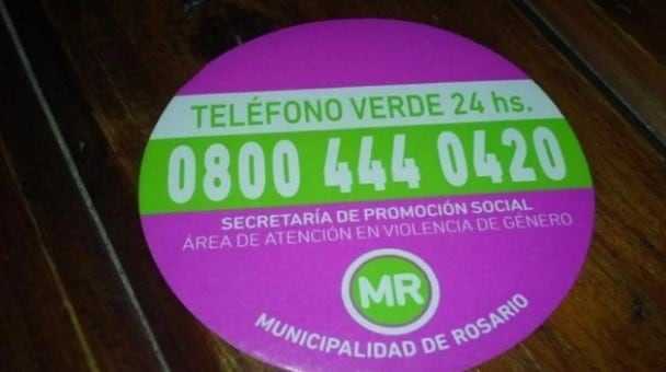 Violencia de género: se reciben 20 llamadas diarias al teléfono verde (Municipalidad de Rosario)