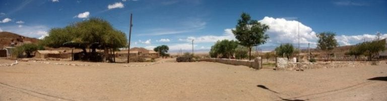 El pequeño pueblo de Cobres, en la Puna salteña.