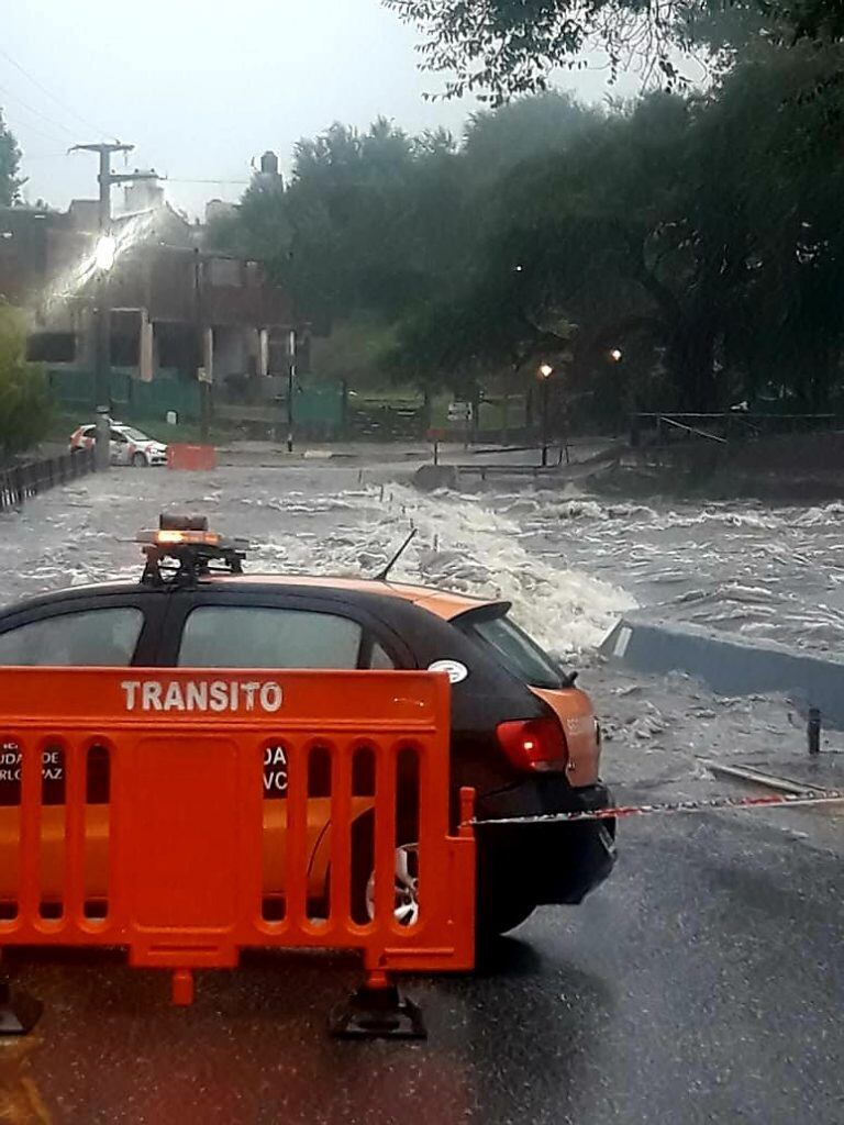 Personal de Seguridad Urbana custodia las costas del río San Antonio.