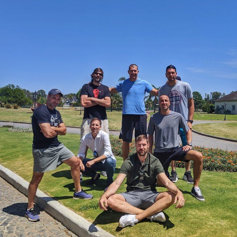 La generación Dorada se reunió (Foto: Twitter Manu Ginobili)