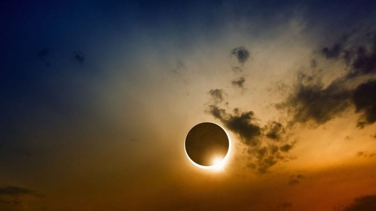 Eclipse solar. Imagen ilustrativa.