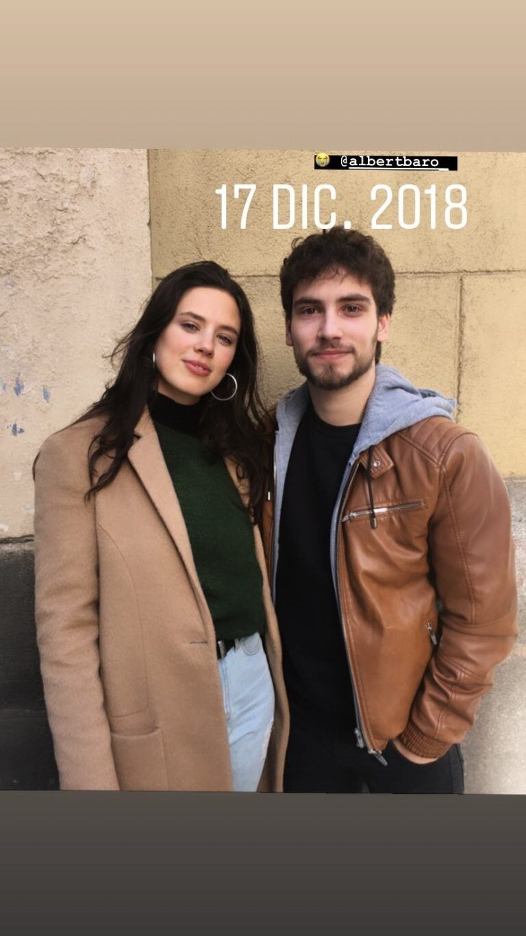 Delfi Chaves compartió un recuerdo de sus primeros días junto a Albert Baró  (Foto: Instagram/ @delfichaves)