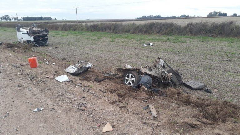 Accidente en Ruta Provincial N° 6.