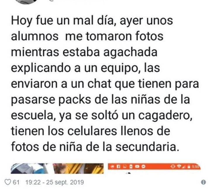 El descargo de la mujer tras encontrar fotos suyas y de alumnas menores en Internet.