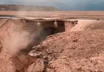 Imagenes del temporal en Calama, Chile