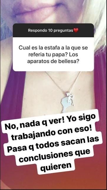 Morena Rial desmintió a su papá sobre el caso de estafas y defendió su sistema de ventas ( Foto: Captura Instagram Stories)