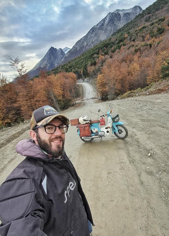 Pablo Imhoff en Ushuaia.