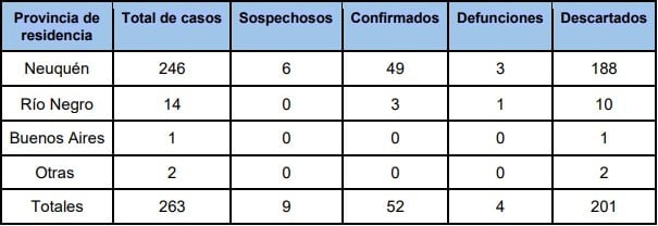 Neuquen casos 07/04