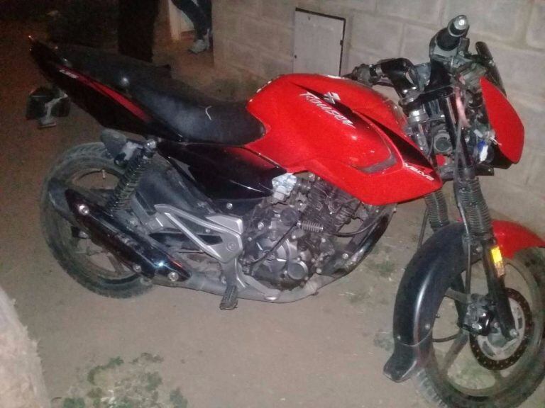 Robó una moto y la recuperaron.