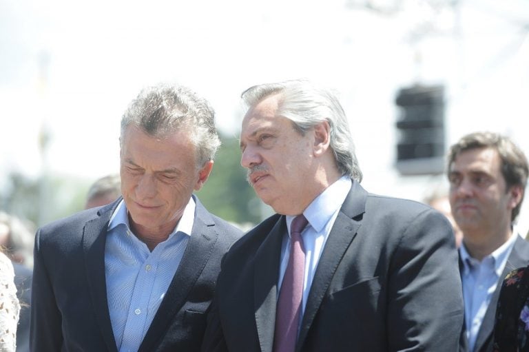 Misa de la unidad en Luján, Macri y Fernández (Foto:Clarín)