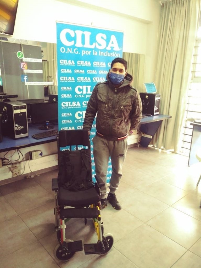 Silla de ruedas de CILSA para Arroyito