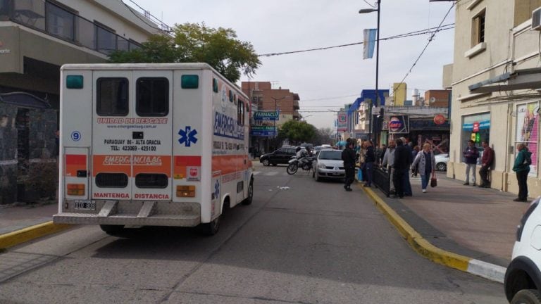 Lugar del accidente, Avenida Belgrano. Alta Gracia.