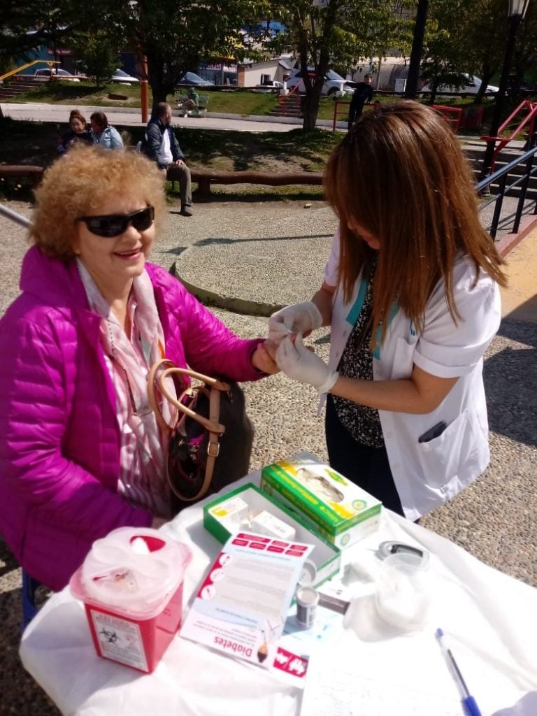 Semana Mundial contra la diabetes, Ushuaia.