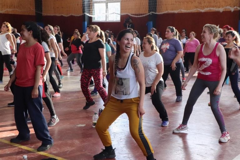 Zumba de verano en Tierra del Fuego