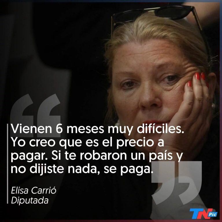 Carrió con Lanata