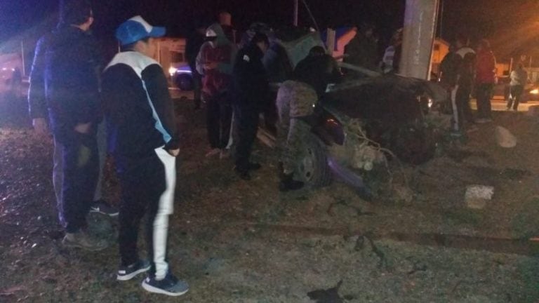 Grave accidente en Caleta Córdova