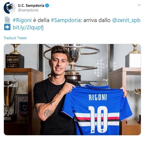 (Twitter: @sampdoria)